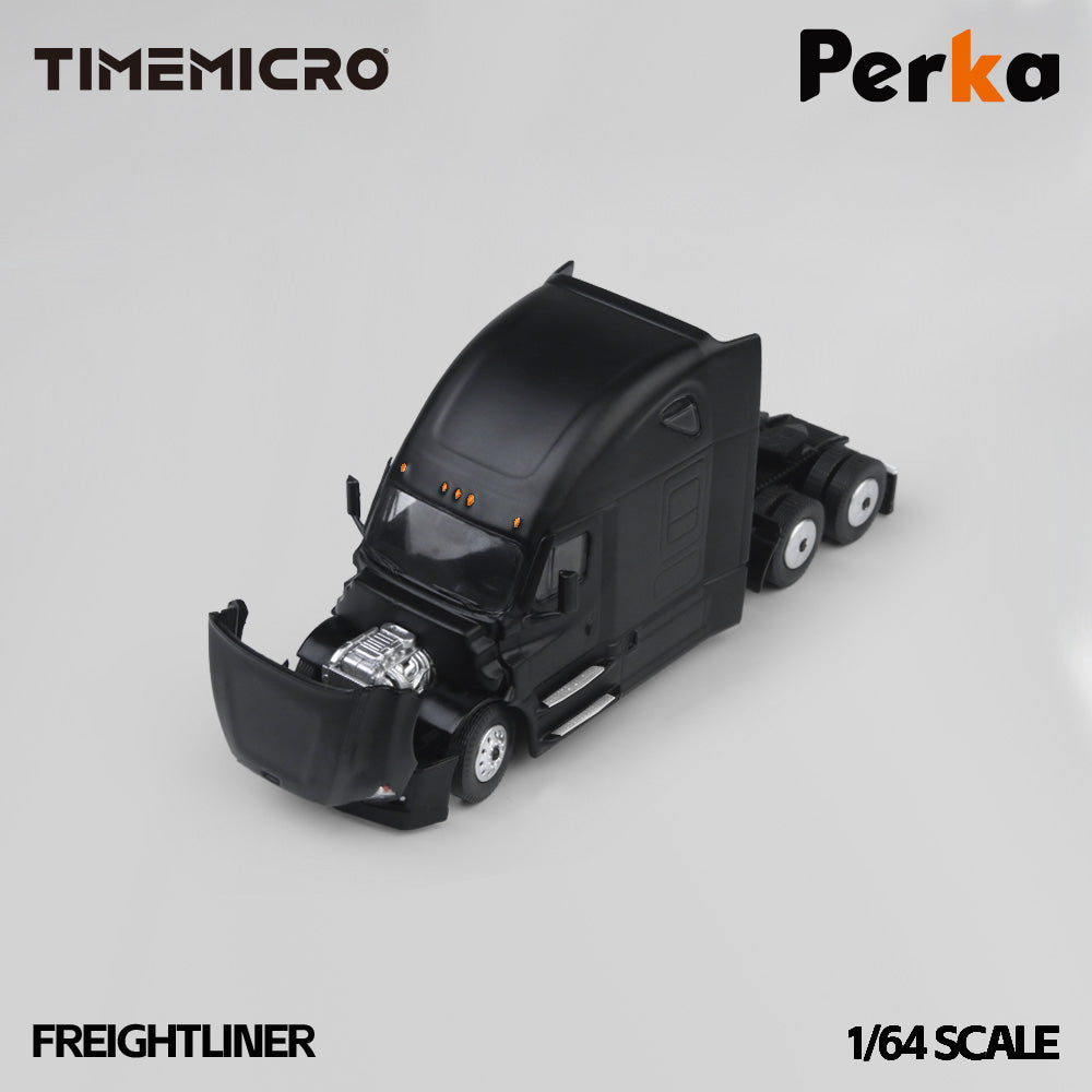 Mô hình xe Container Freightliner Black Knight Edition trên đường