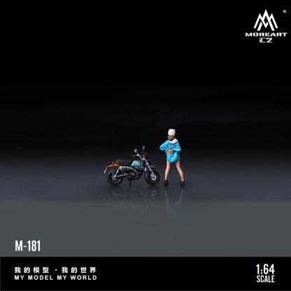 Mô hình diorama Monkey 125 Gulf Oil chi tiết