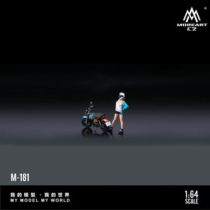 Mô hình diorama Monkey 125 Gulf Oil cận cảnh