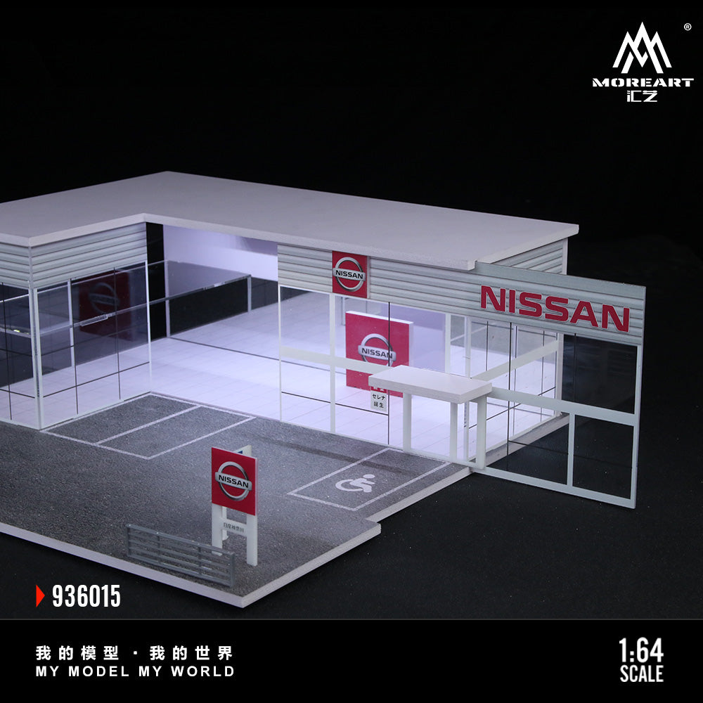 Mô hình diorama Nissan Showroom chi tiết nội thất