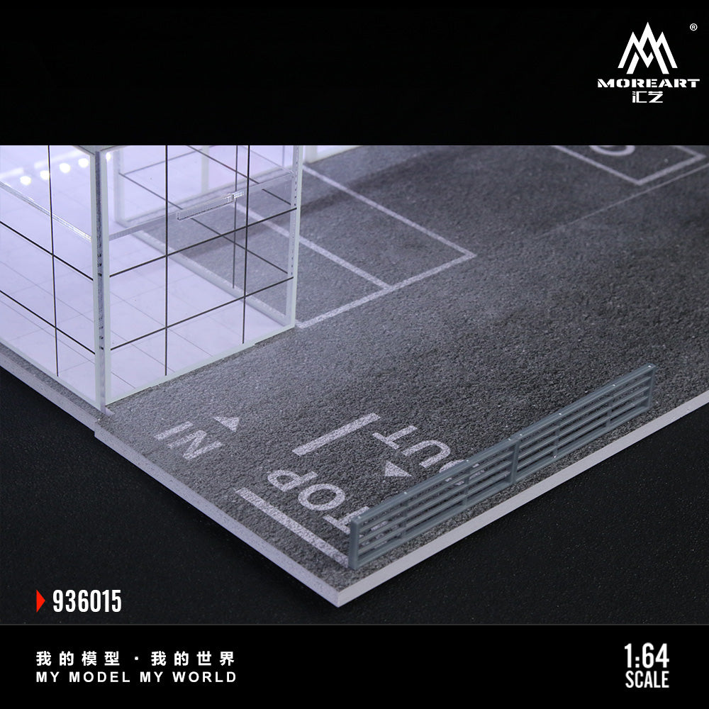 Mô hình diorama Nissan Showroom ánh sáng