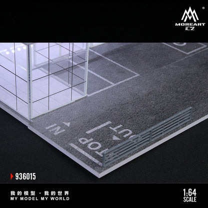 Mô hình diorama Nissan Showroom ánh sáng