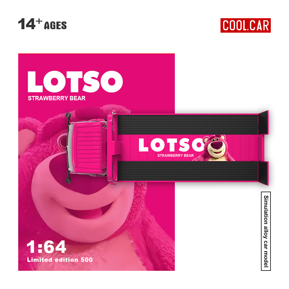 Mô hình xe Strawberry Bear H300 Trailer-Standard Version bên hông