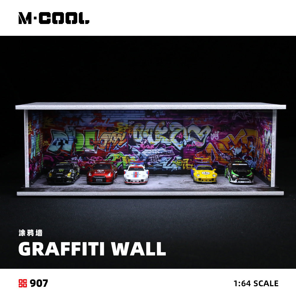 Diorama C-Graffiti Wall có đèn
