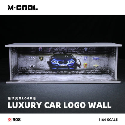 Mô hình Diorama D-Luxury Car Logo Wall M-Cool 1:64