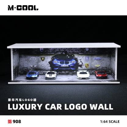 Diorama D-Luxury Car Logo Wall trang trí