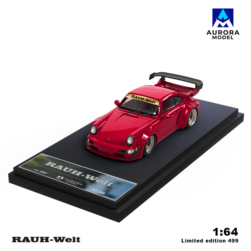Mô hình xe Porsche RWB964 màu đỏ