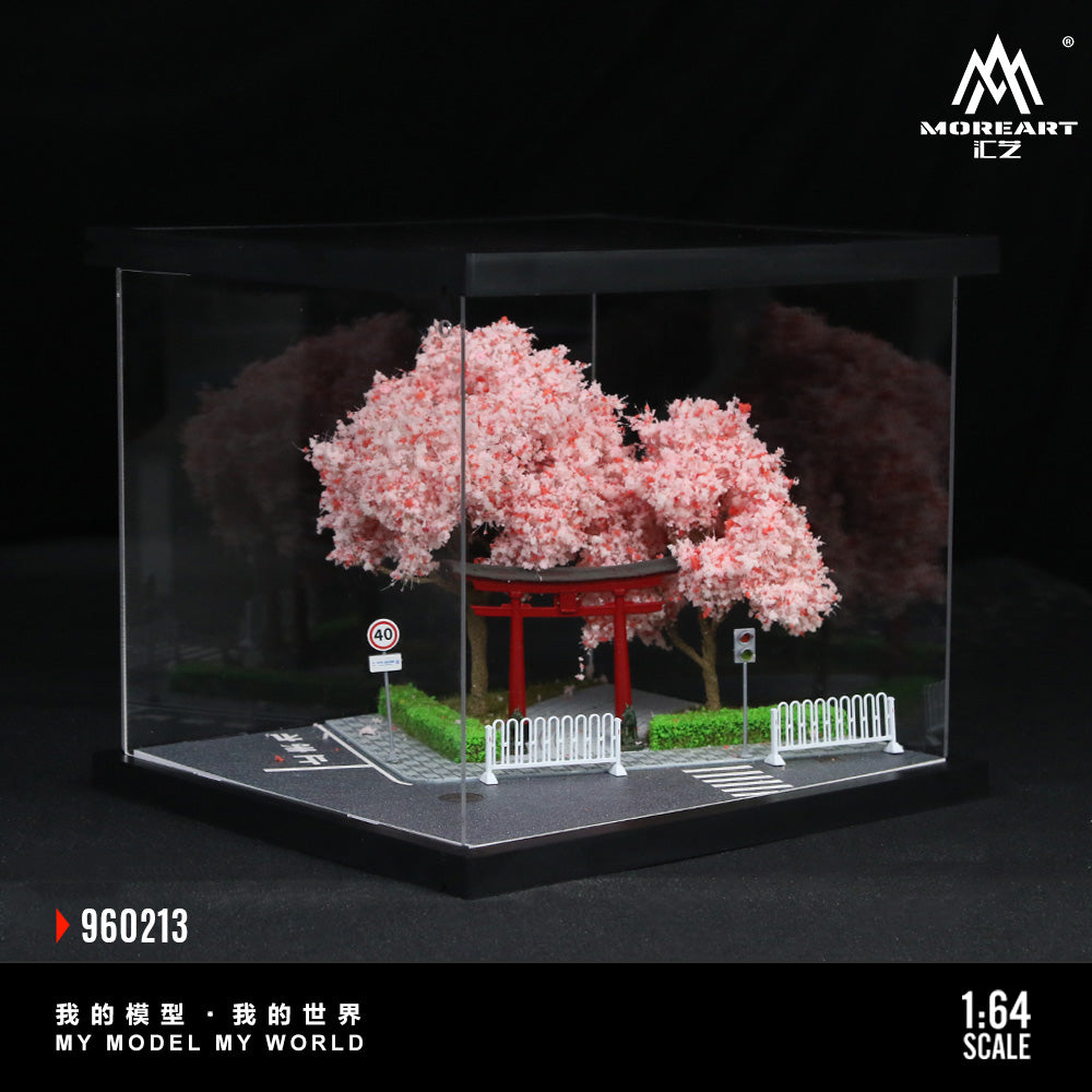 Góc nhìn từ trên xuống của diorama phố