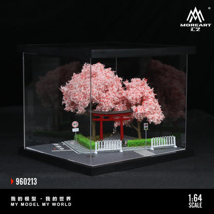 Góc nhìn từ trên xuống của diorama phố