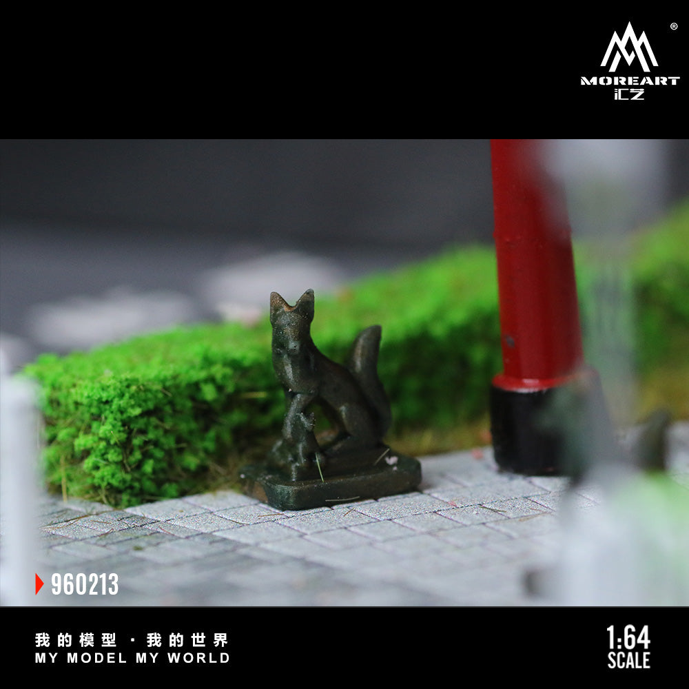 Cận cảnh một góc của diorama phố