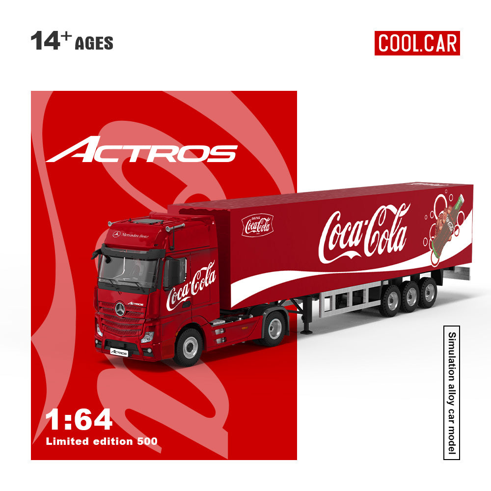 Xe container Mercedes-Benz Actros Cola COOL CAR góc trước
