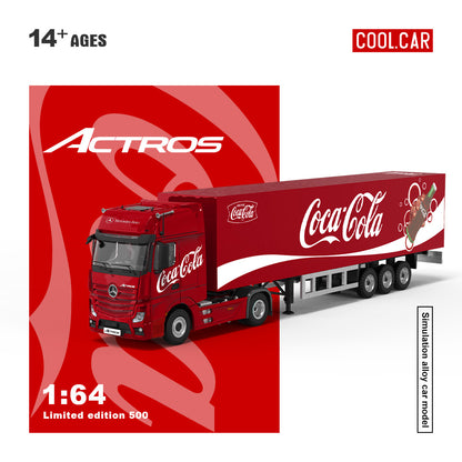 Xe container Mercedes-Benz Actros Cola COOL CAR góc trước