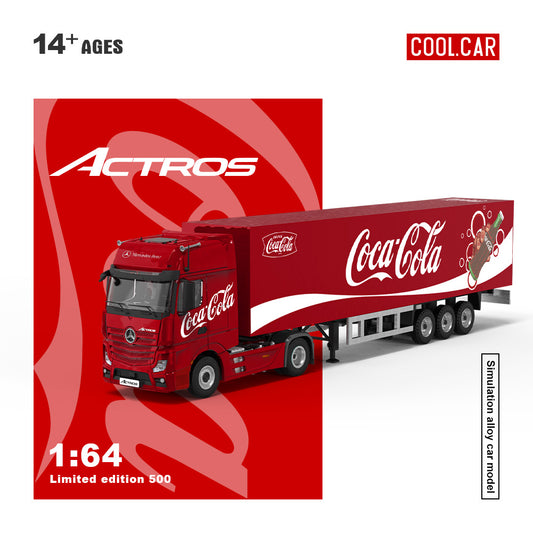 Xe container Mercedes-Benz Actros Cola COOL CAR góc trước