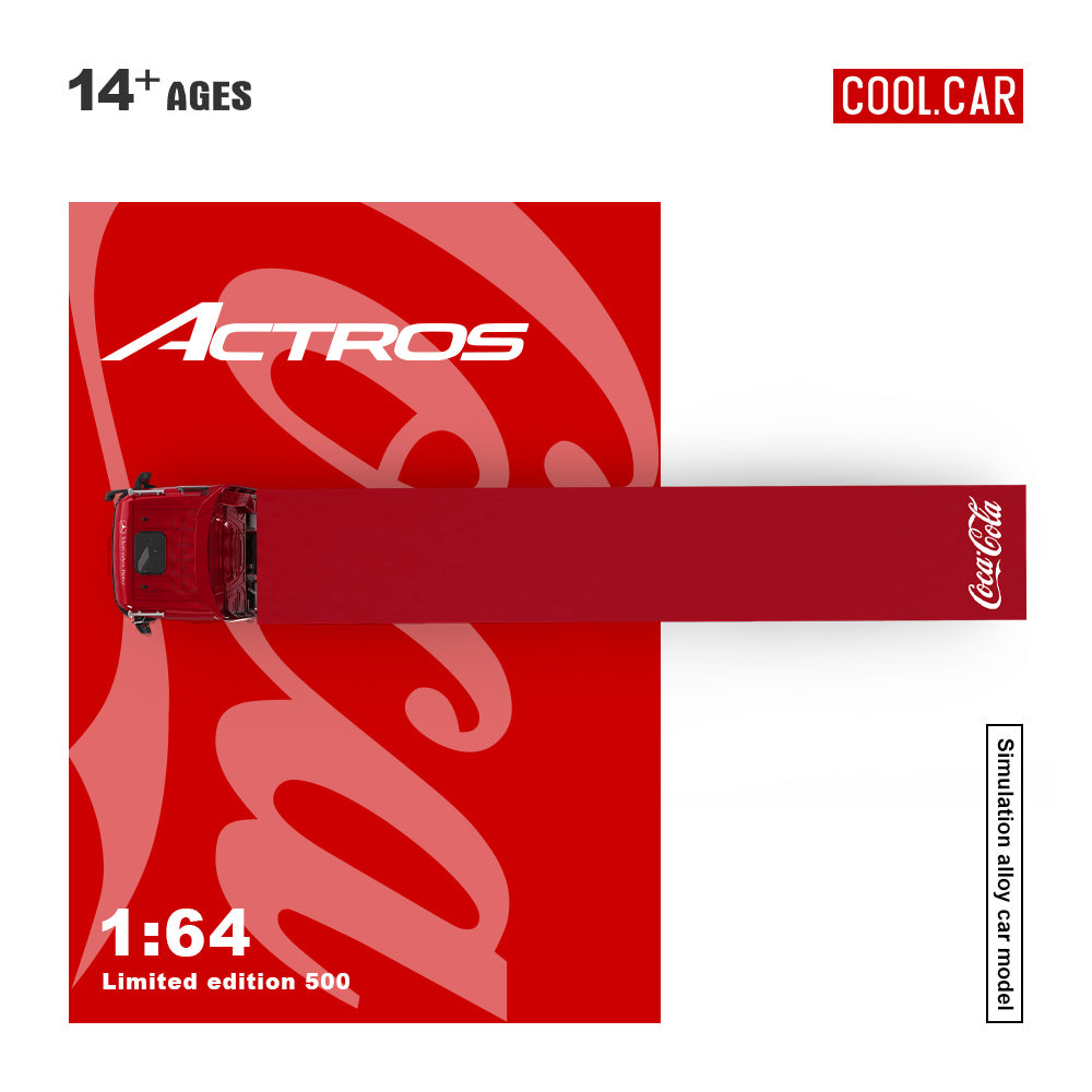 Xe container Mercedes-Benz Actros Cola COOL CAR tỉ lệ 1:64