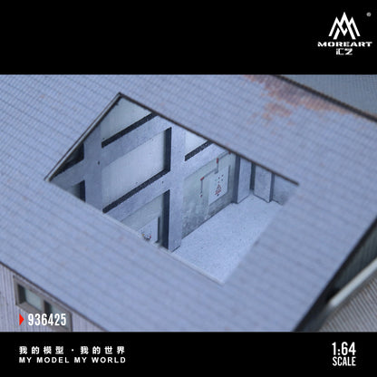 Cận cảnh khu vực sửa chữa của Diorama Moriyama Automotive MOREART