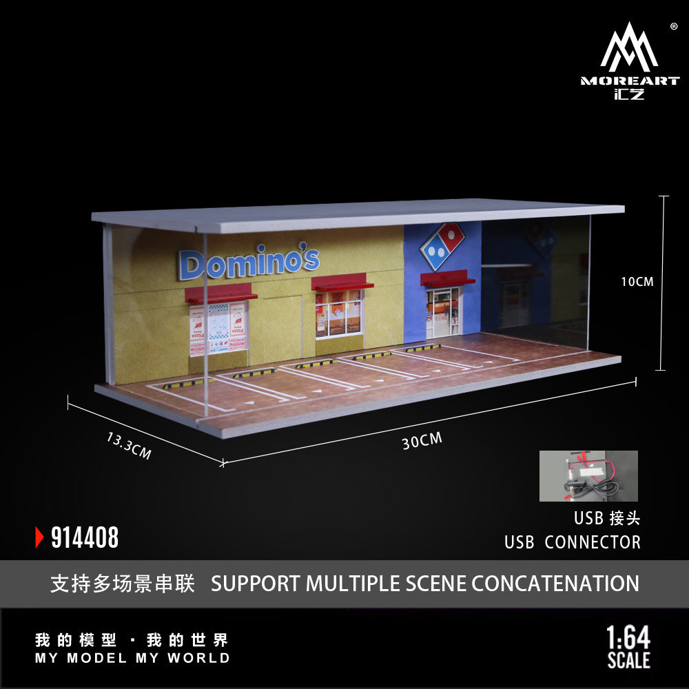 Diorama Domino's tỉ lệ 1:64