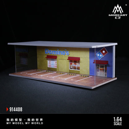 Chi tiết bảng hiệu Domino's trên Diorama MOREART