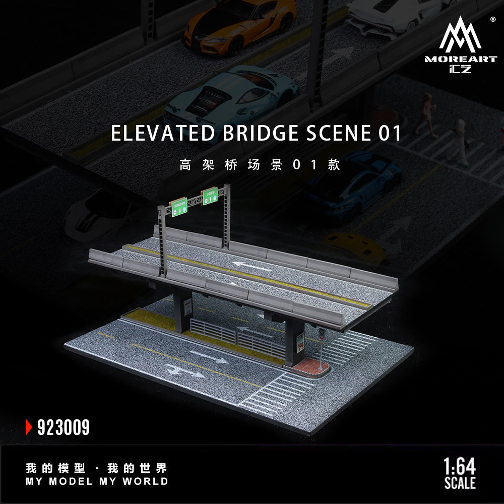 Góc nhìn từ trên xuống diorama cầu vượt