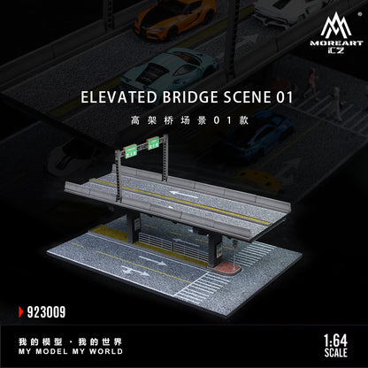 Góc nhìn từ trên xuống diorama cầu vượt