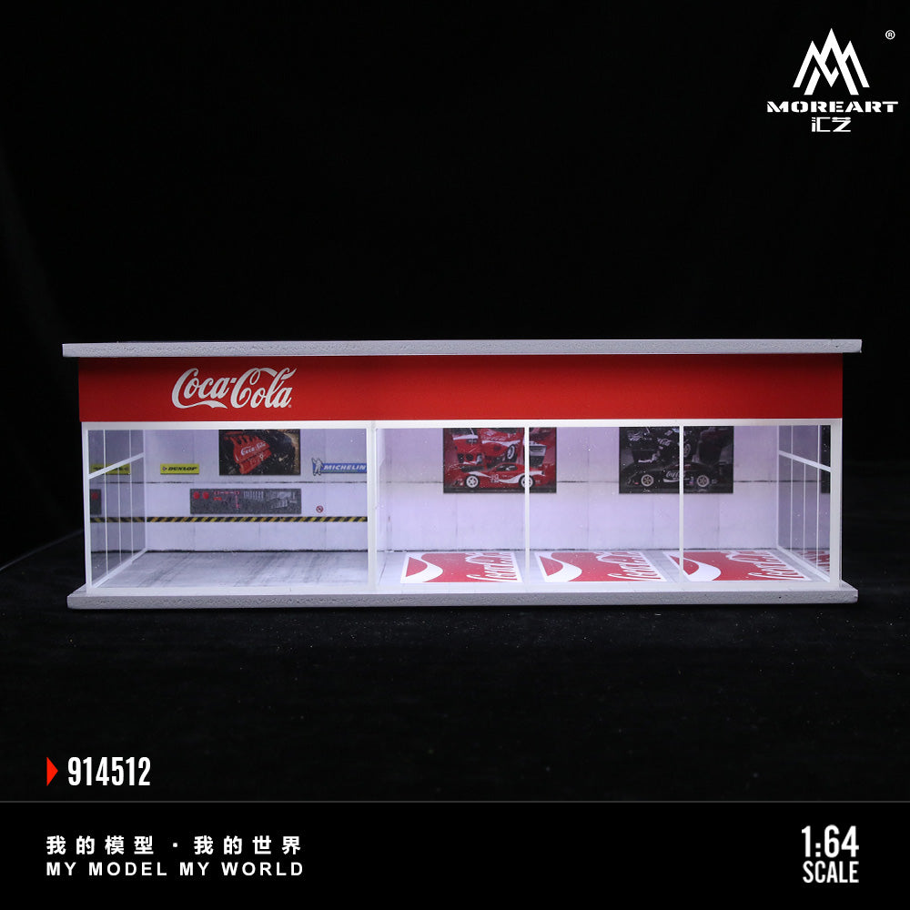 Mặt tiền diorama Coca-Cola Parking Showroom MoreArt