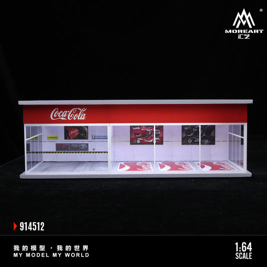 Mặt tiền diorama Coca-Cola Parking Showroom MoreArt