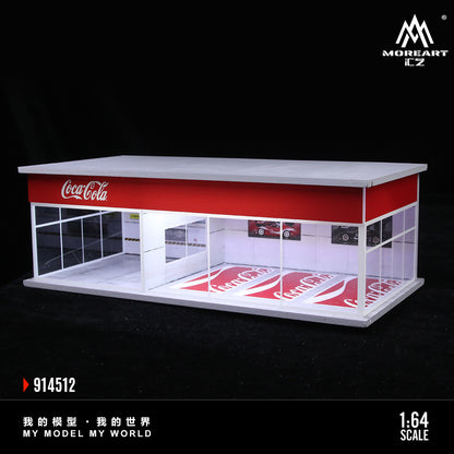 Diorama Coca-Cola Parking Showroom nhìn từ trên xuống