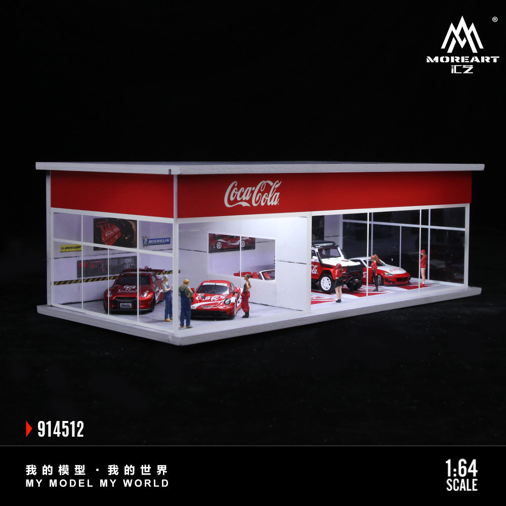 Diorama MoreArt tái hiện không gian đỗ xe Coca-Cola