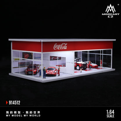 Diorama MoreArt tái hiện không gian đỗ xe Coca-Cola