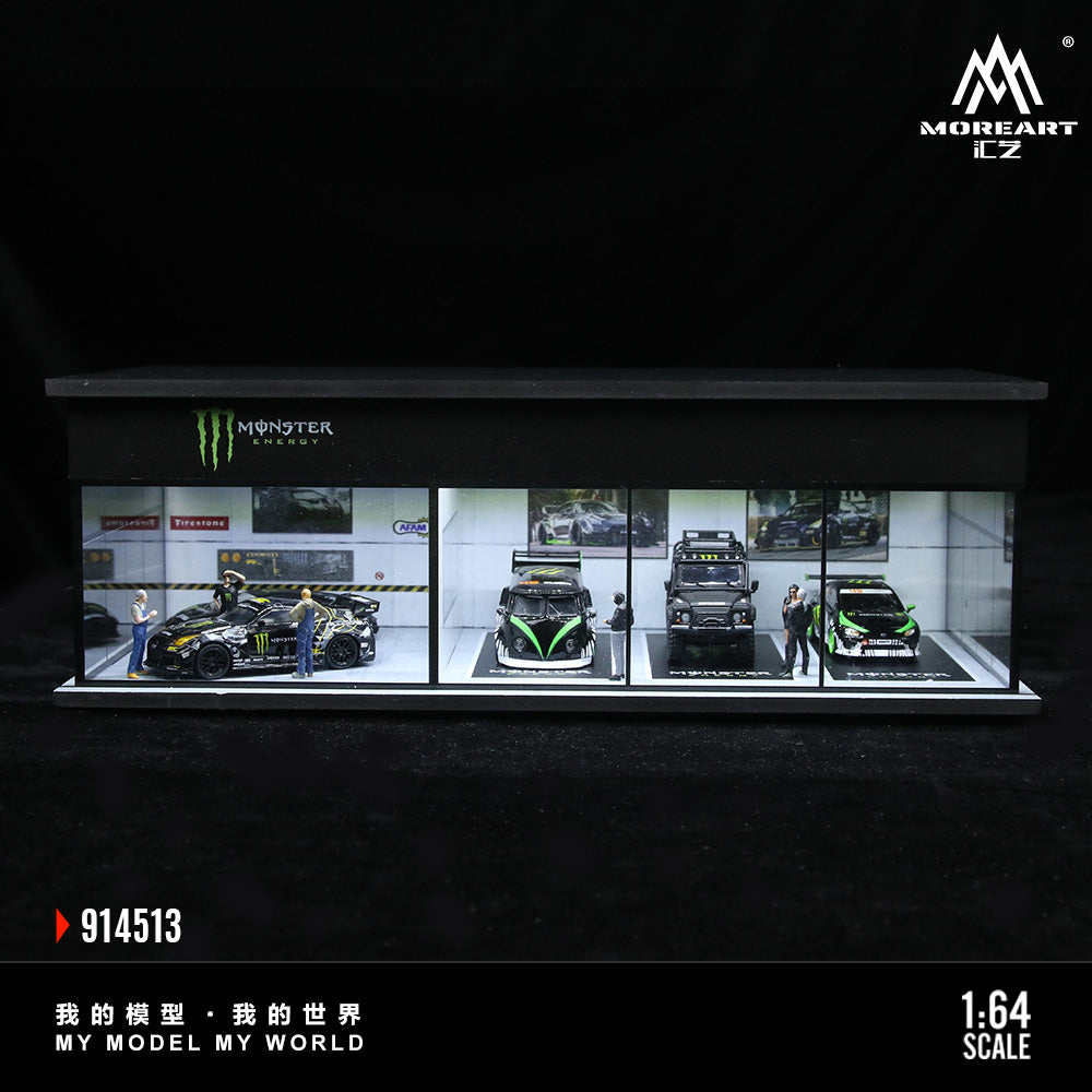 Showroom xe Monster Energy 1:64