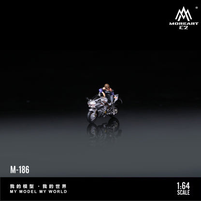 Mô hình Kawasaki Silver trên diorama
