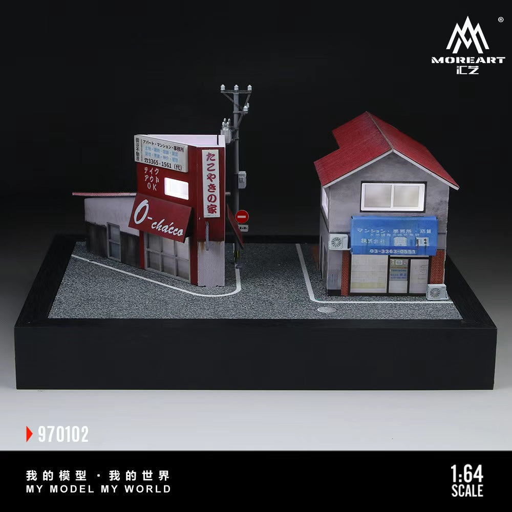 Mặt tiền diorama Takoyaki House