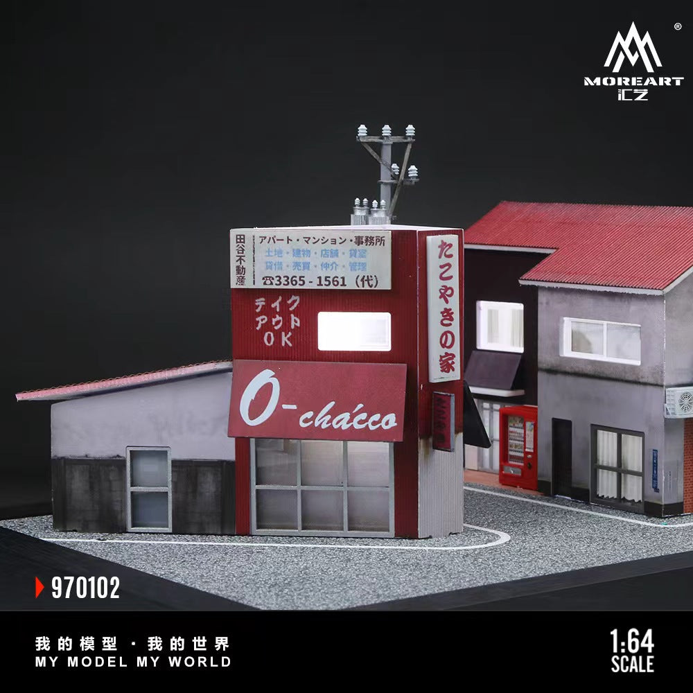 Mô hình nhà bán Takoyaki Nhật Bản