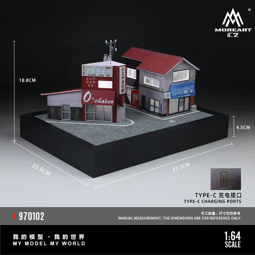 Góc rộng diorama nhà Takoyaki