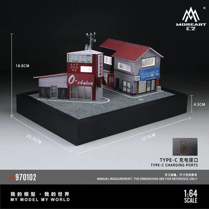 Góc rộng diorama nhà Takoyaki