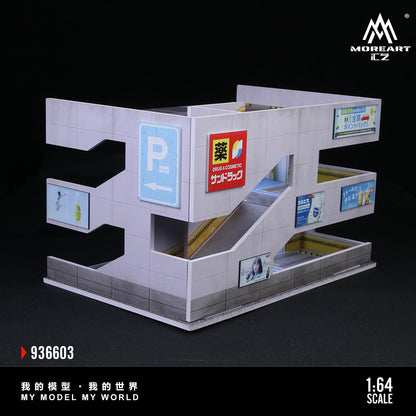 Cận cảnh diorama bãi đỗ xe