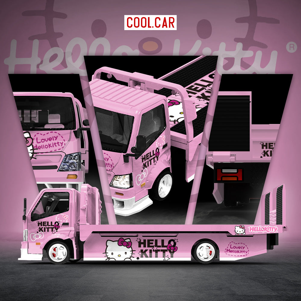Xe COOL CAR H300 Hello Kitty trên trailer