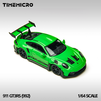 Mô hình xe 992 GT3RS Green Time Micro góc trước