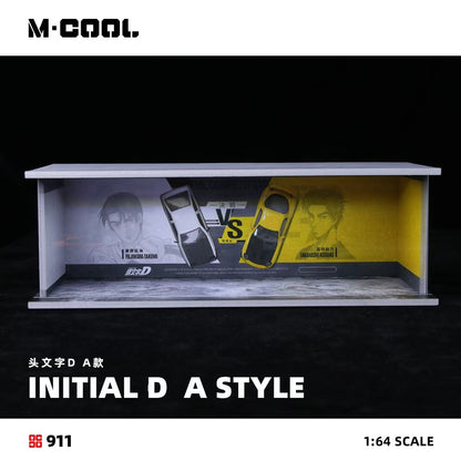 Mô hình diorama M-COOL Initial D A-Style góc tổng thể