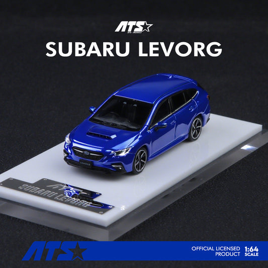 Mô hình xe ATS Subaru Levorg Metallic Blue tỉ lệ 1:64