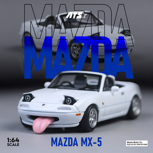 Mô hình xe ATS Mazda MX-5 White tỉ lệ 1:64