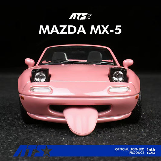 [ĐÃ PHÁT HÀNH] Mô hình xe ATS 1:64 Mazda MX-5-Pink 880102