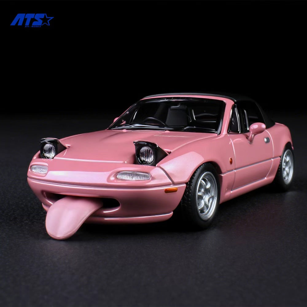 Xe Mazda MX-5 màu hồng tỉ lệ 1:64