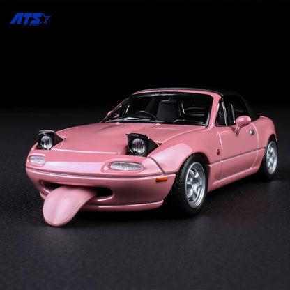 Xe Mazda MX-5 màu hồng tỉ lệ 1:64