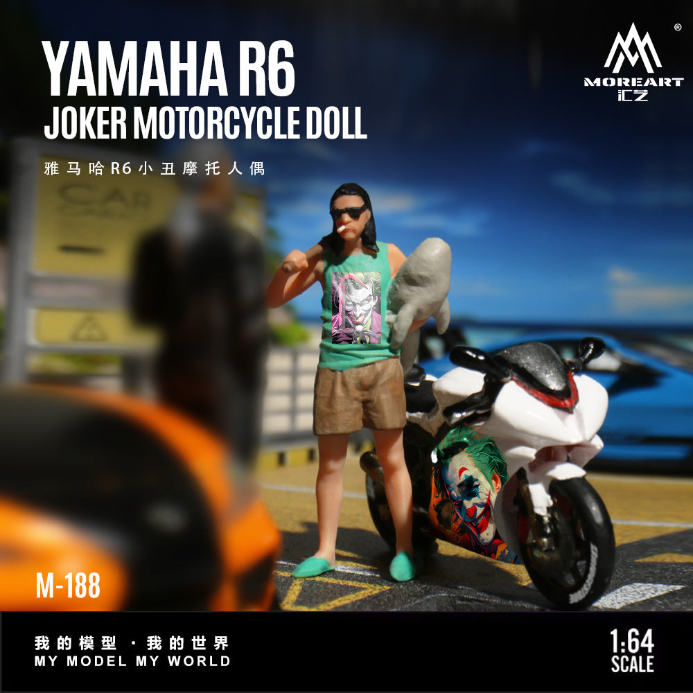 Mô hình Yamaha R6 Clown nhìn từ trên xuống