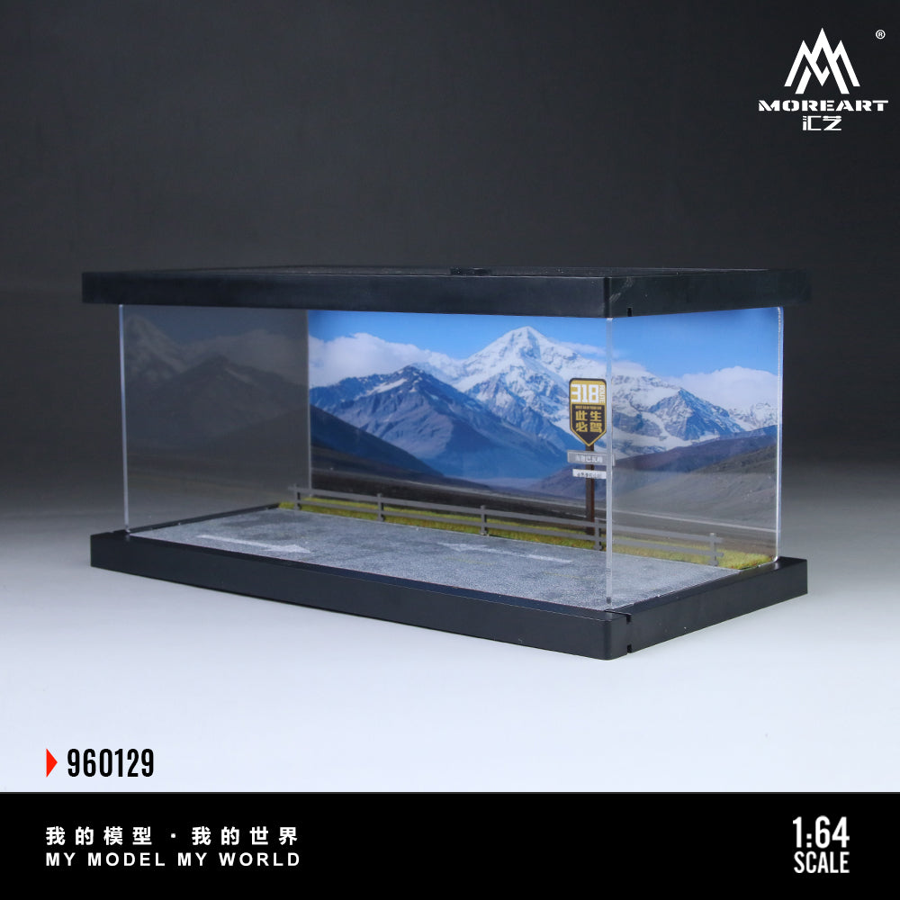 Góc nhìn từ trên xuống diorama National Highway 318