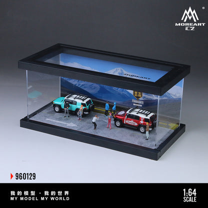 Cận cảnh một đoạn đường trên diorama