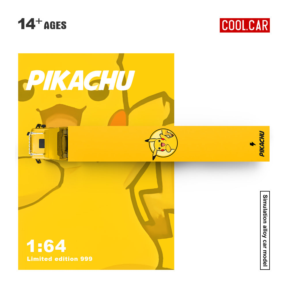 Chi tiết thùng container Pikachu của Scania