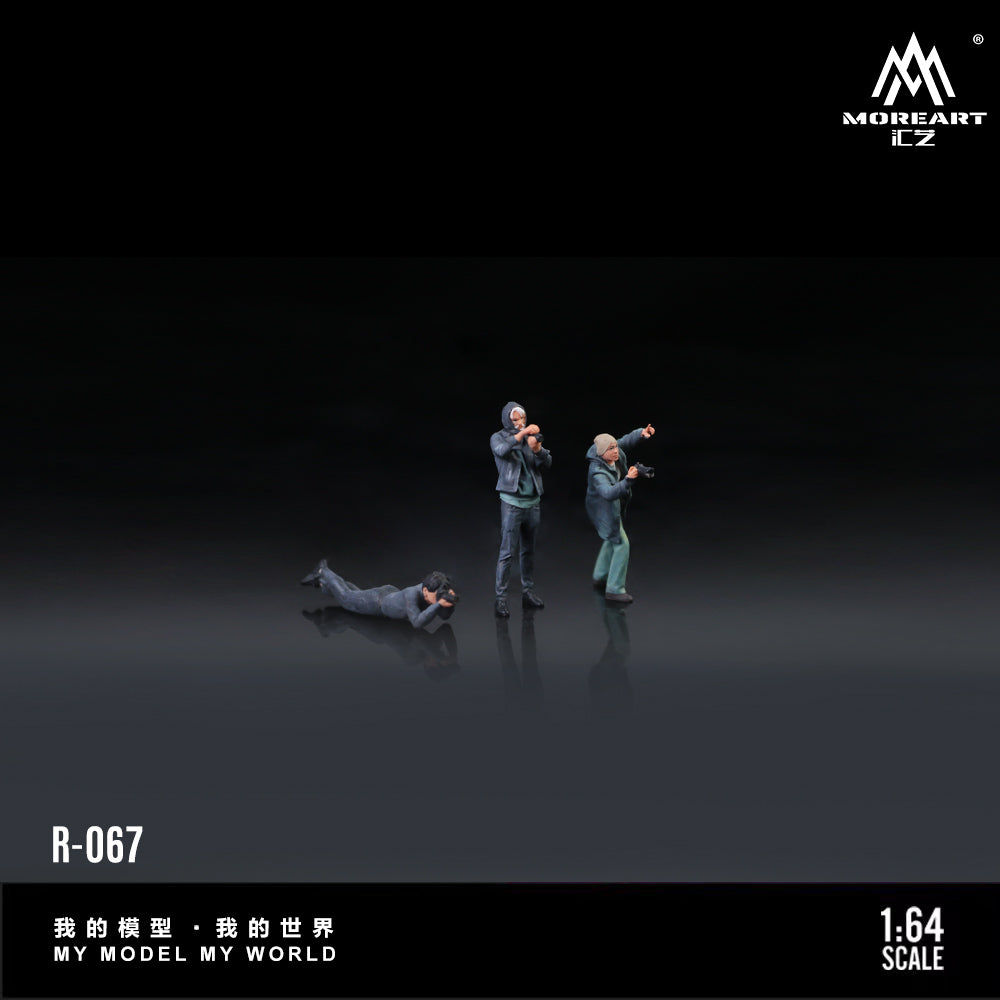 Mô hình Photographer Figure Set A từ phía sau