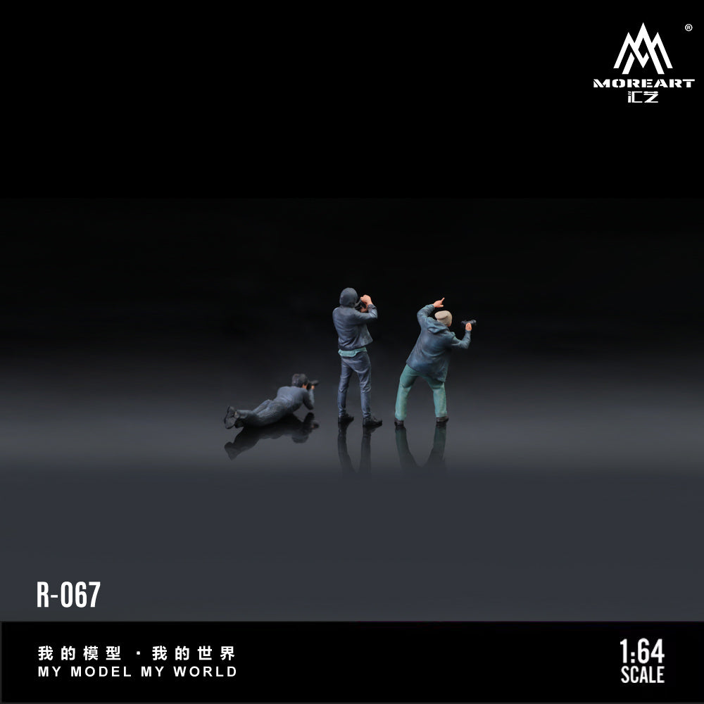 Các nhân vật trong bộ Photographer Figure Set A