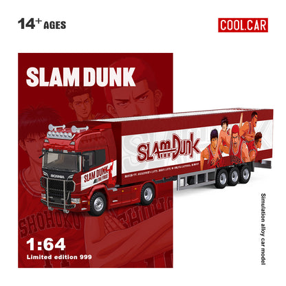 Góc trước xe Scania Container Truck Slam Dunk Livery